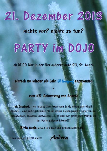 Weihnachtsfeier am 21.12.2013