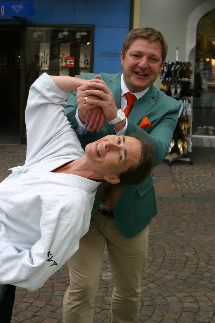 Hoher Besuch beim ju:ACT für das Kizuna Dojo